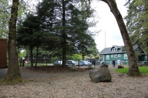 North facing view of ARRO Westside Center Grounds