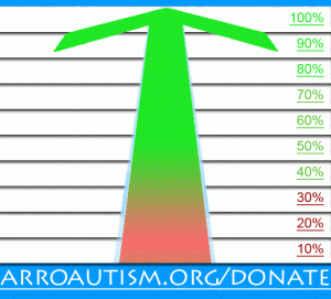 ARROAutism is at 10 Percent of its Fundraising Goal