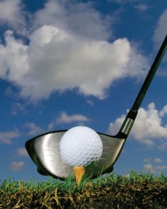 Picture of a Golf Club Hitting Ball