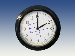ECLATT Clock Reminds you to change clocks for Daylight Savings Time