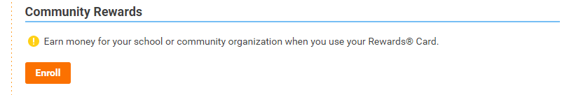 Check Fred Meyer Community Rewards Enrollment Status